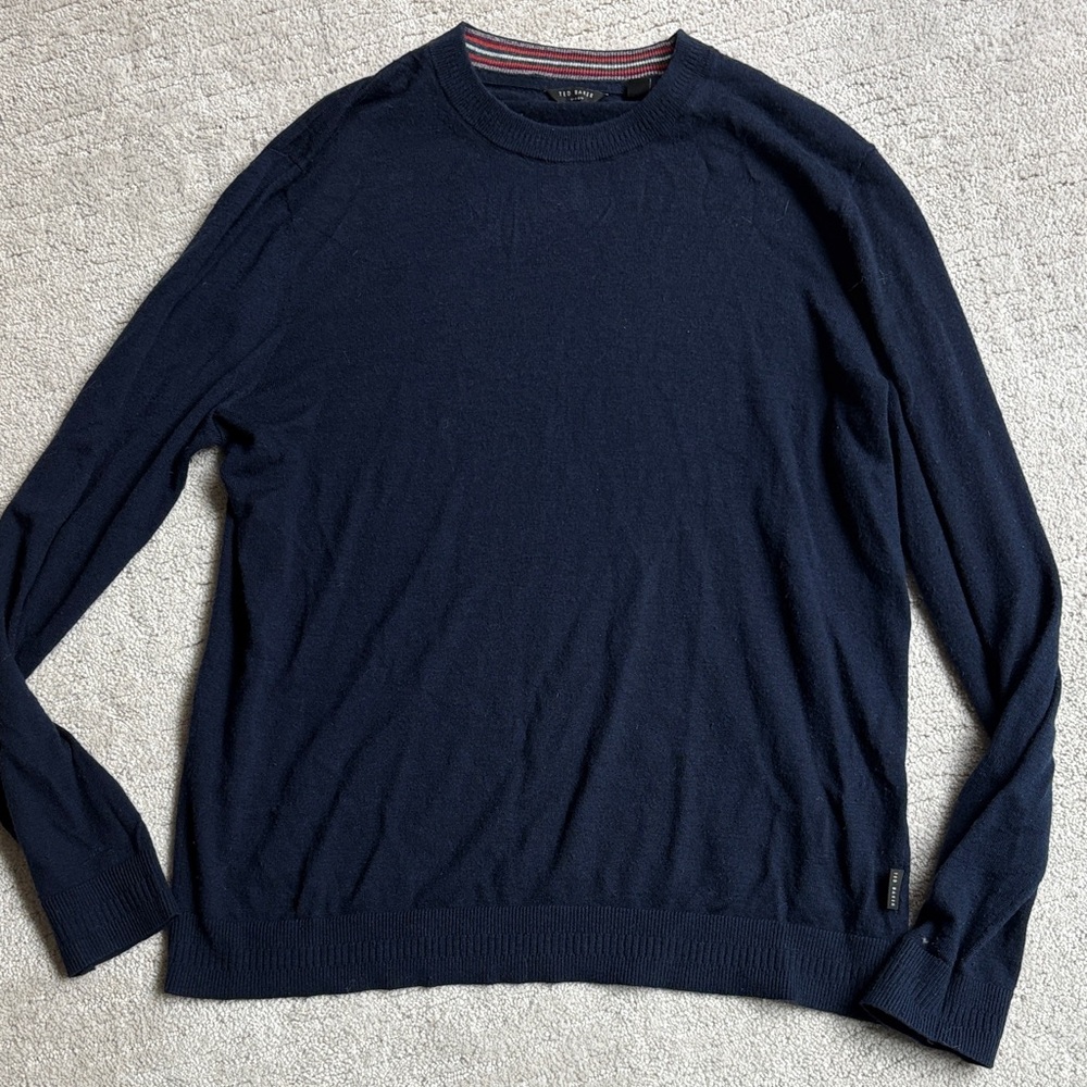 Ted Baker Navy Blue Men's Sweater size 5